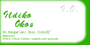 ildiko okos business card